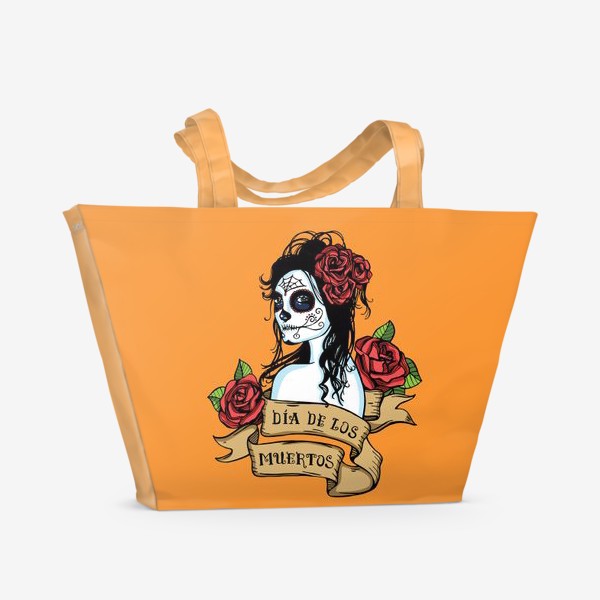 Пляжная сумка «Dia De Los Muertos»