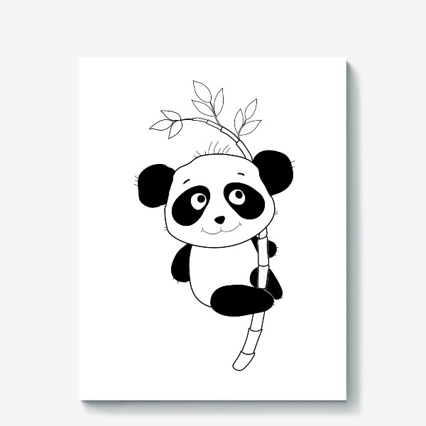 Холст «Милый панда»