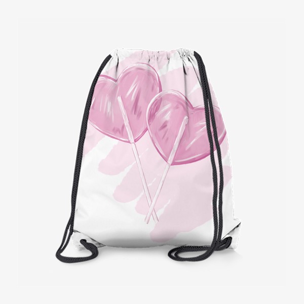 Рюкзак «Розовые леденцы в форме сердца»