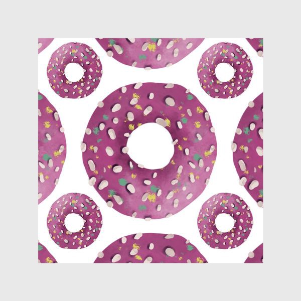 Шторы &laquo;Пончики (donuts) &raquo;