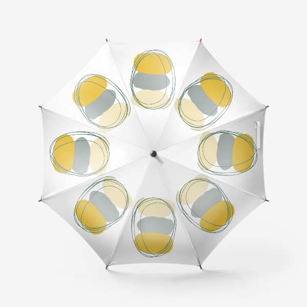 Зонт «абстракция в трендовых цветах 2021»