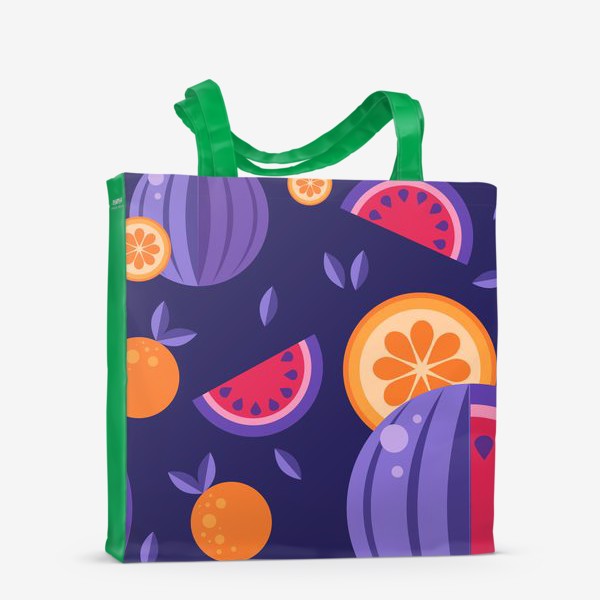Сумка-шоппер «Арбуз и апельсины»