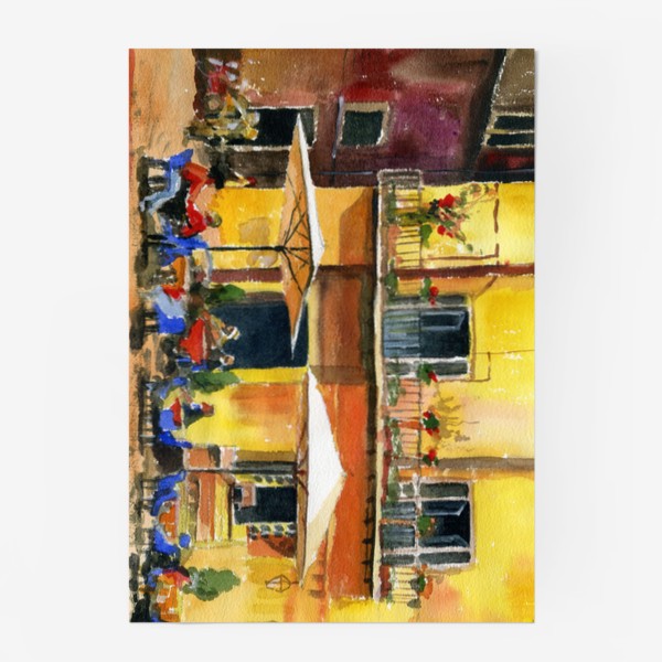 Постер «Рим. Уличное кафе»