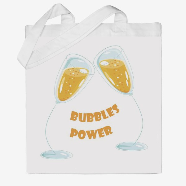 Сумка хб «Bubbles power»