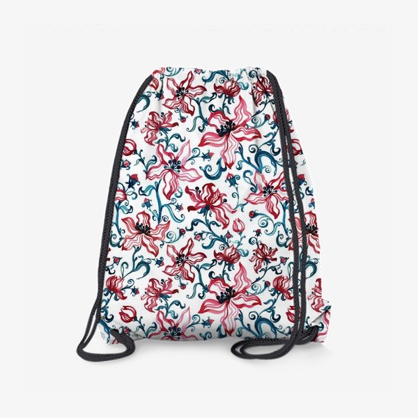 Рюкзак «Паттерн акварельные цветы»