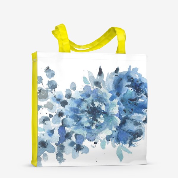 Сумка-шоппер &laquo;Синие цветы&raquo;