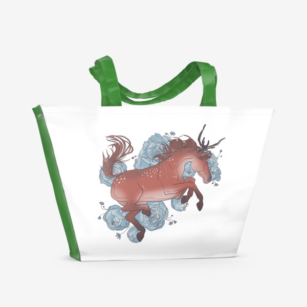Пляжная сумка «Spring horse 3»