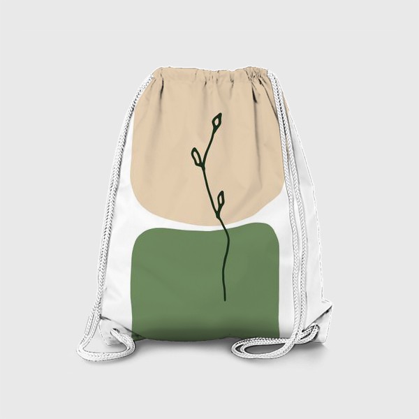Рюкзак «Графическое растение»