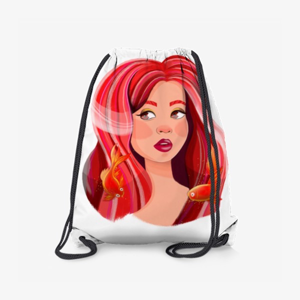 Рюкзак «Девушка с рыбками»