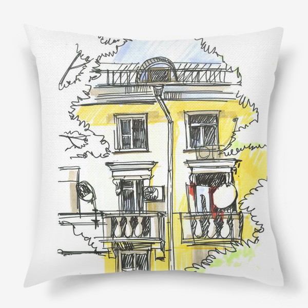 Подушка «балконы»
