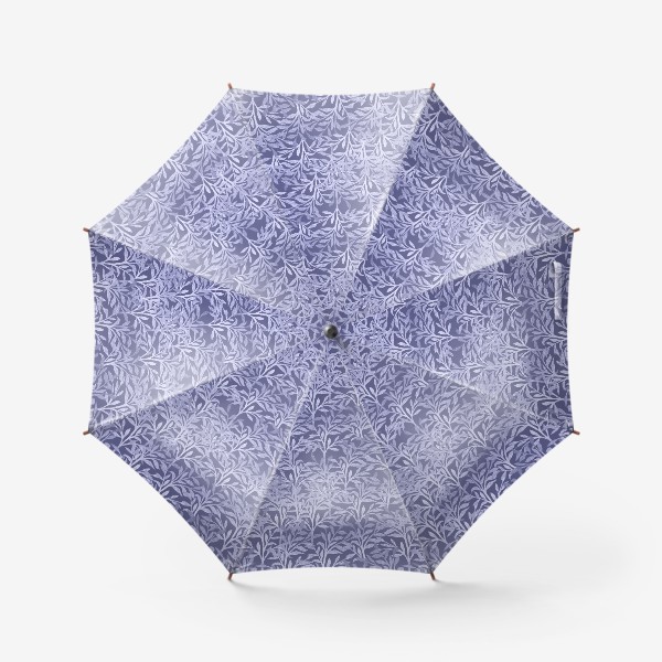 Зонт «Веточки на светло фиолетовом фоне»