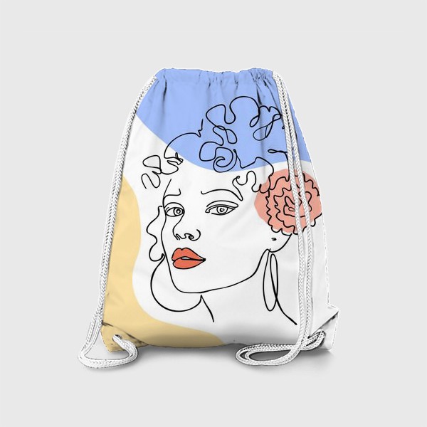 Рюкзак «Девушка с цветком»