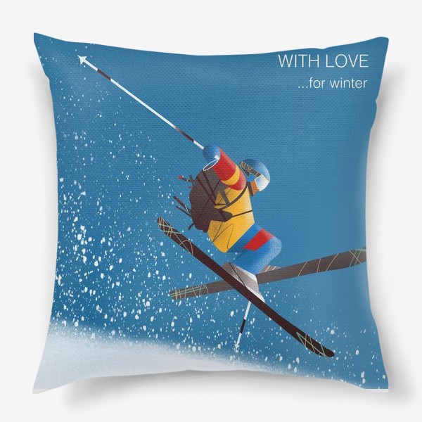 Подушка «Горные лыжи»