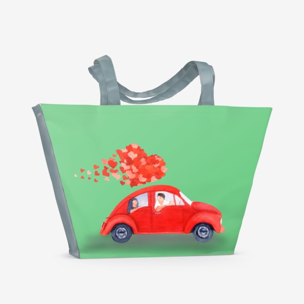 Пляжная сумка «Love car»