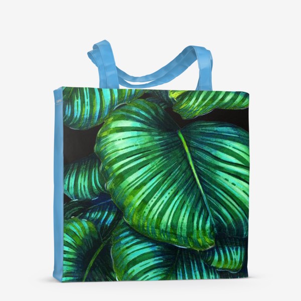 Сумка-шоппер «зеленые листья тропиков »
