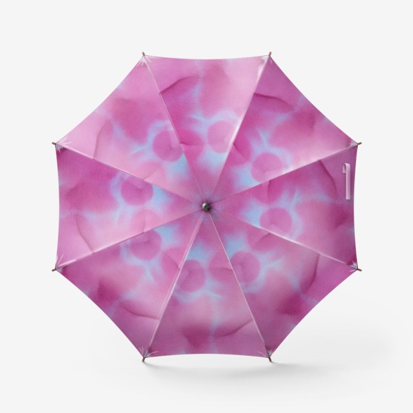 Зонт «Абстракция голубых и розовых чернил»