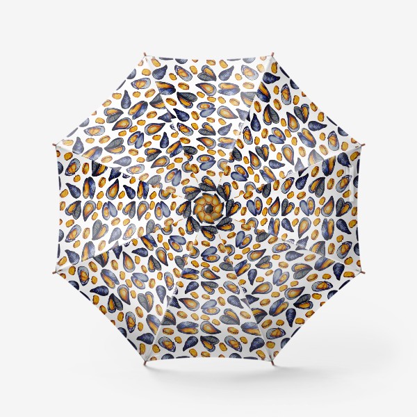 Зонт «Акварельные мидии»