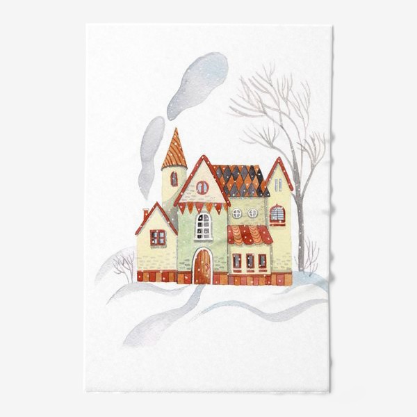 Полотенце «Зимний домик»