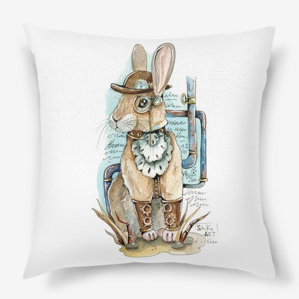 Подушка «Стимпанк кролик»