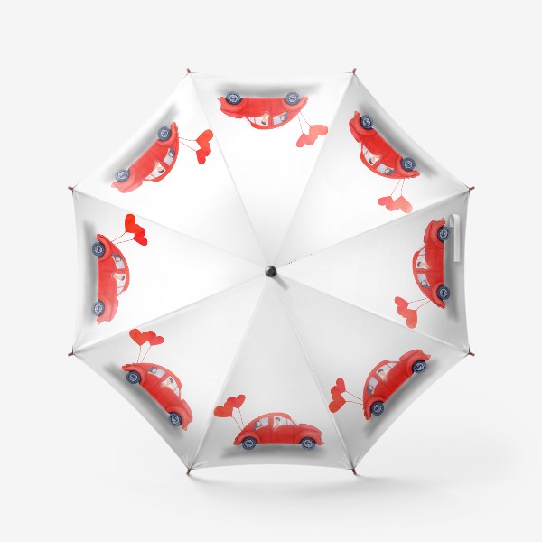 Зонт «Красная машинка»