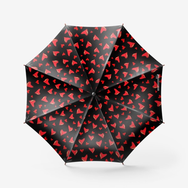 Зонт «сердечки»