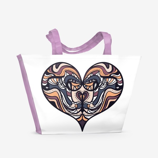 Пляжная сумка «Сердце 2»