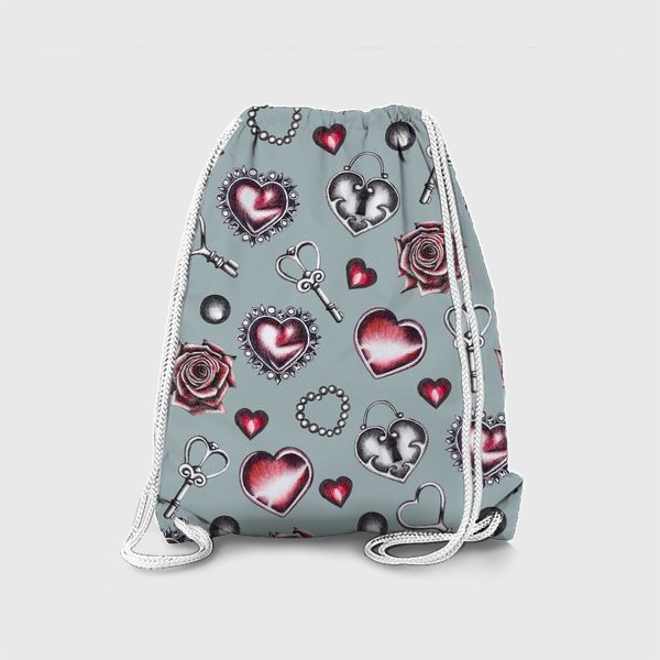 Рюкзак «Любовь. Сердца. Ключики»