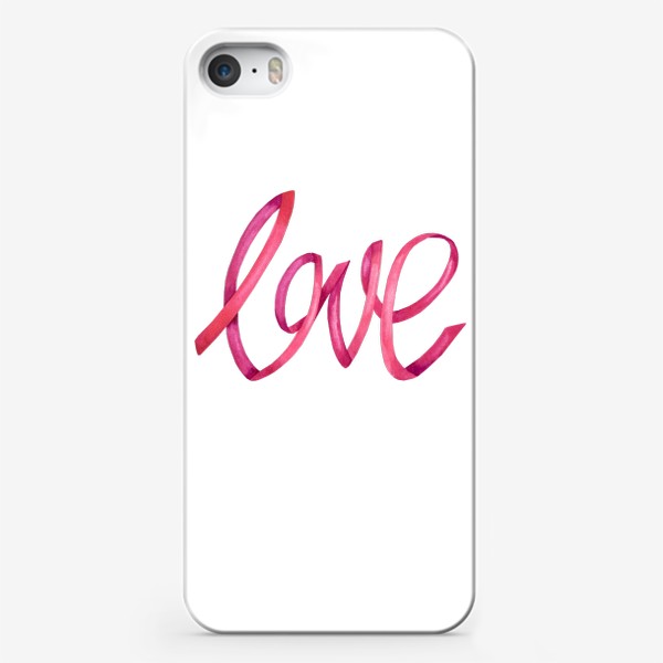 Чехол iPhone «Надпись - леттеринг любовь love»