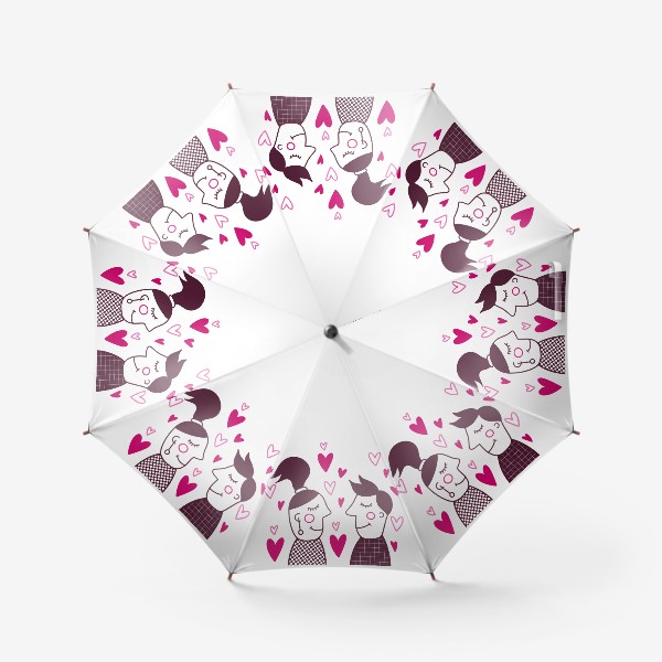 Зонт «Влюблённые »