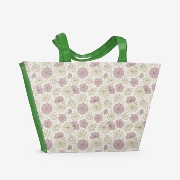 Пляжная сумка «Flowers_1»
