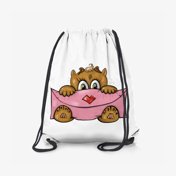 Рюкзак «Котенок с валентинкой»