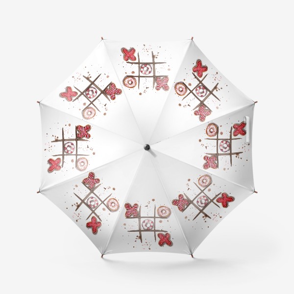 Зонт «Крестики-нолики»