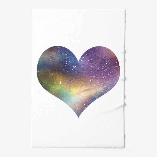 Полотенце «Космическое сердце 1»