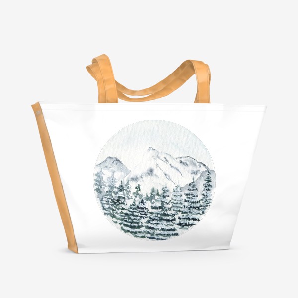 Пляжная сумка &laquo;Зимний пейзаж&raquo;