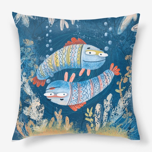 Подушка «Рыбы близнецы»