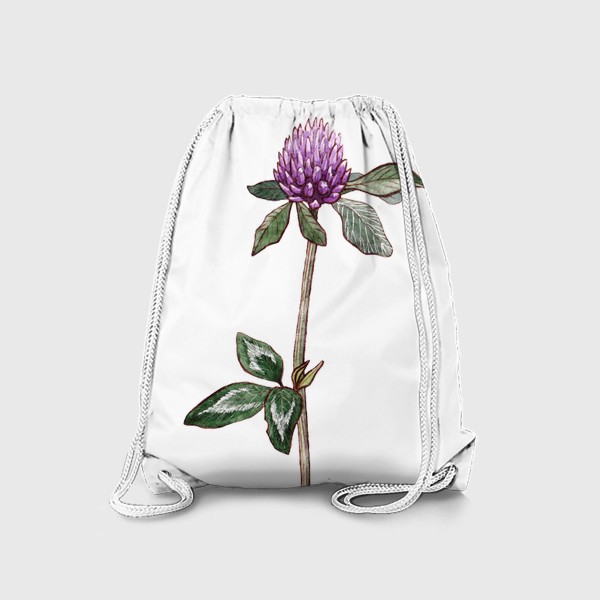 Рюкзак «Ботаника. Цветок клевера»