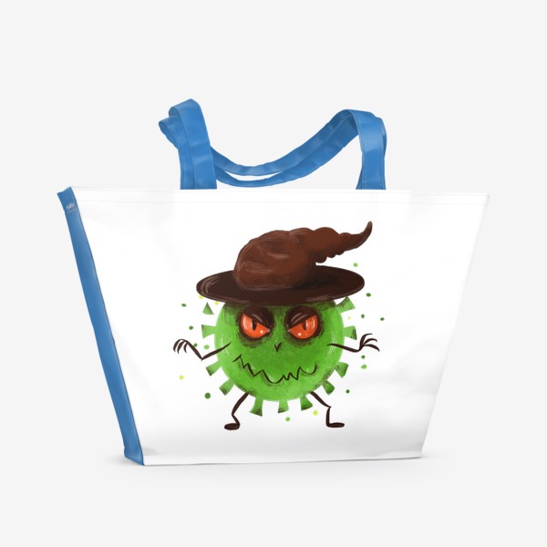 Пляжная сумка «хитрый вирус »