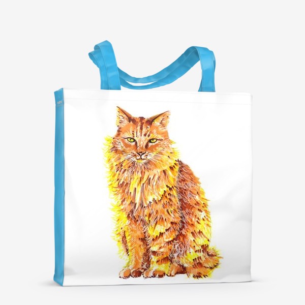 Сумка-шоппер «Пушистый рыжий кот»