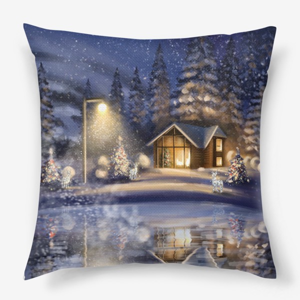 Подушка «В ночь под Рождество »