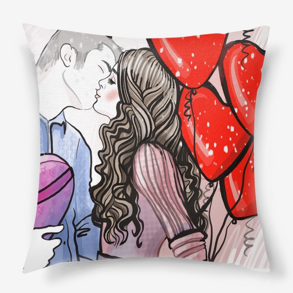 Подушка «Поцелуй»