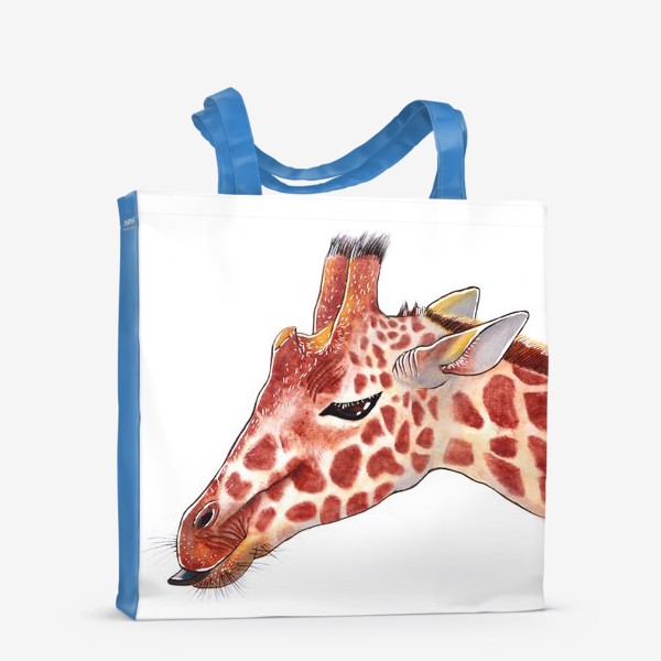 Сумка-шоппер «Жираф. Животные. Рисунок»
