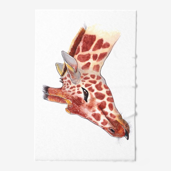 Полотенце «Жираф. Животные. Рисунок»