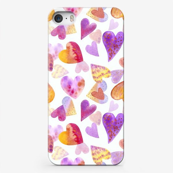 Чехол iPhone «Акварельная любовь»