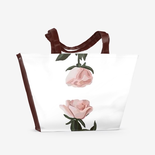 Пляжная сумка «Две розы»