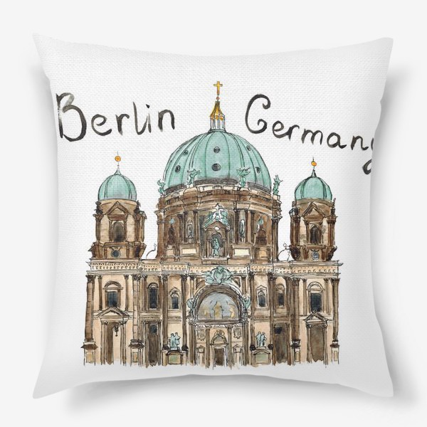 Подушка «Sketch Berliner Dom»