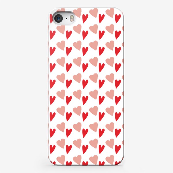 Чехол iPhone «Два сердечка»