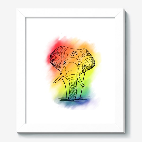 Картина «Радужный Ганеша (Rainbow Ganesha)»