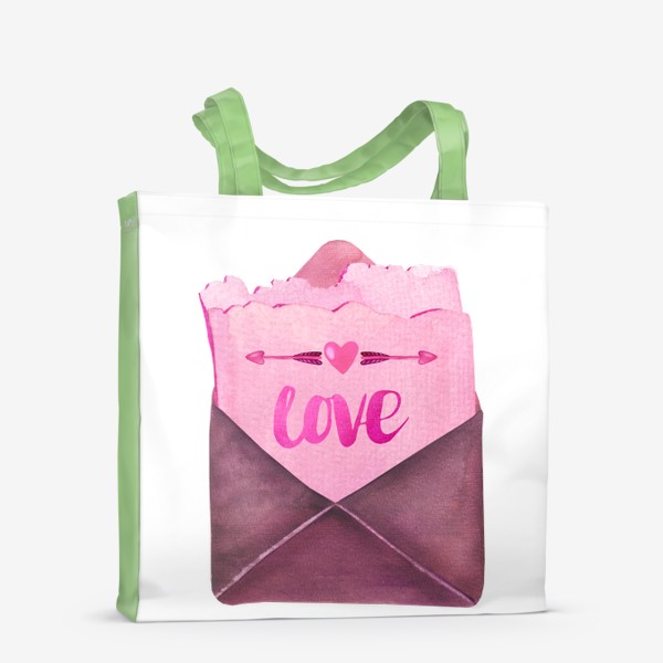 Сумка-шоппер «Конверт с любовным посланием»