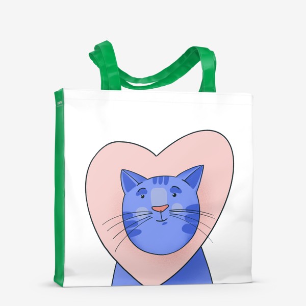 Сумка-шоппер «Влюблённый кот»