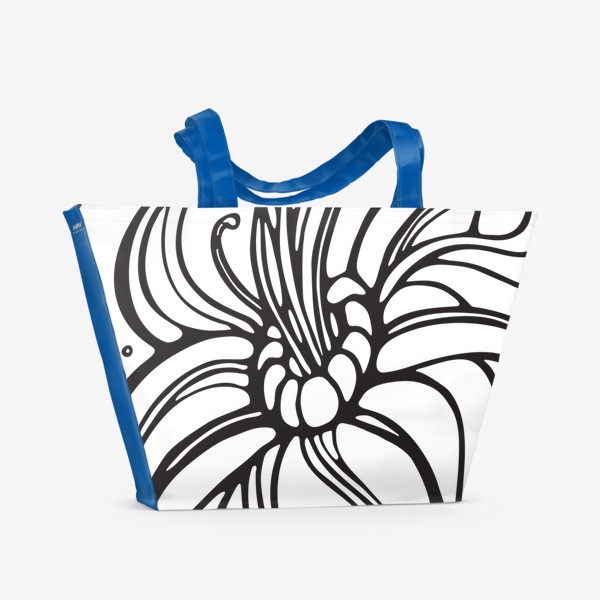 Пляжная сумка «Цветок Фантазийный»